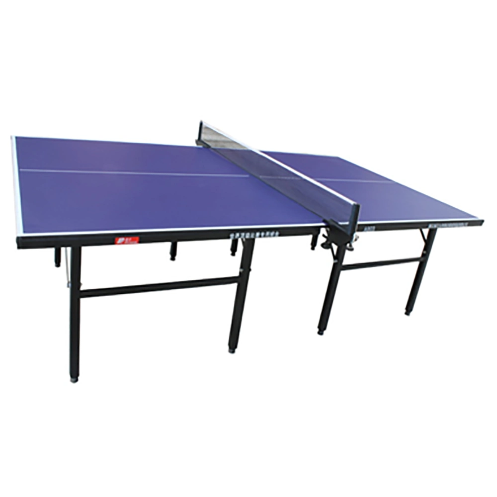 Standard Foldable Pingpong Table Movable Indoor Blue Table Tennis Table