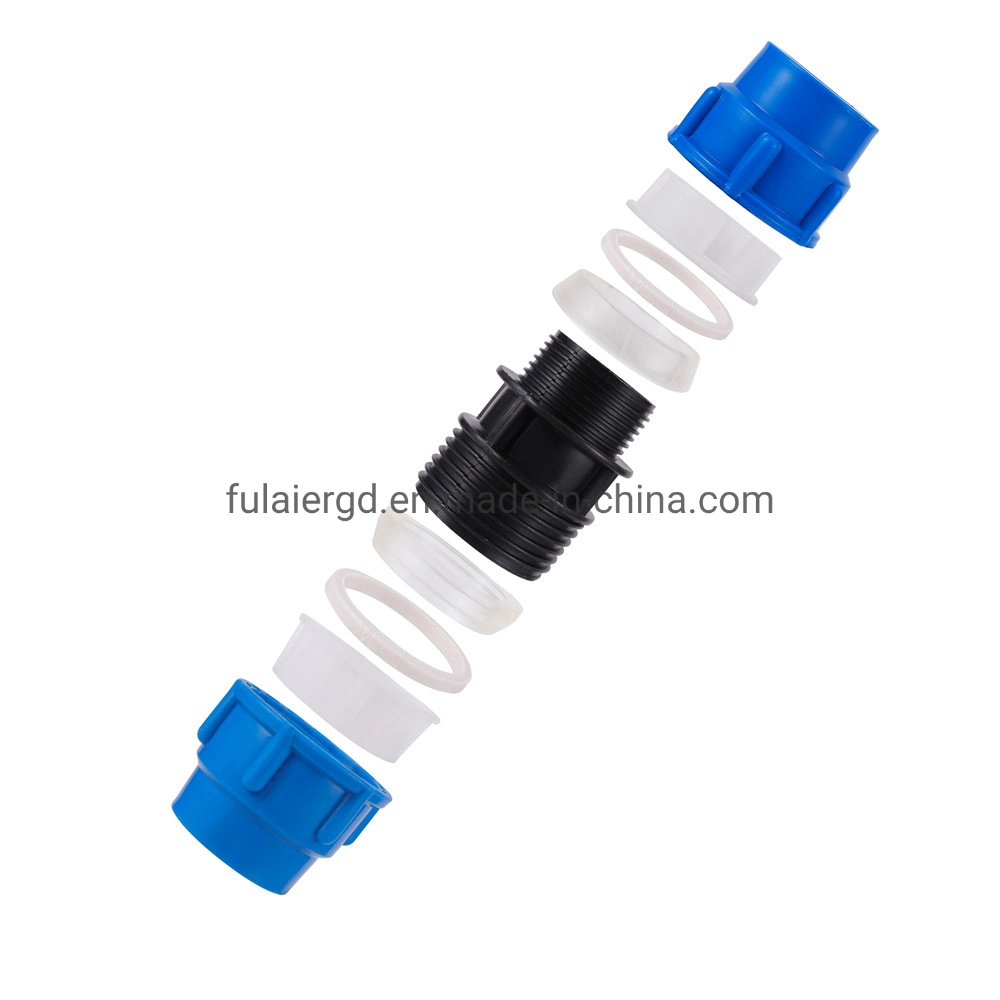 25/32/40/50mm PE Pipe Reducing Straight Connector Garden Farm Irrigation Pipe Fittings