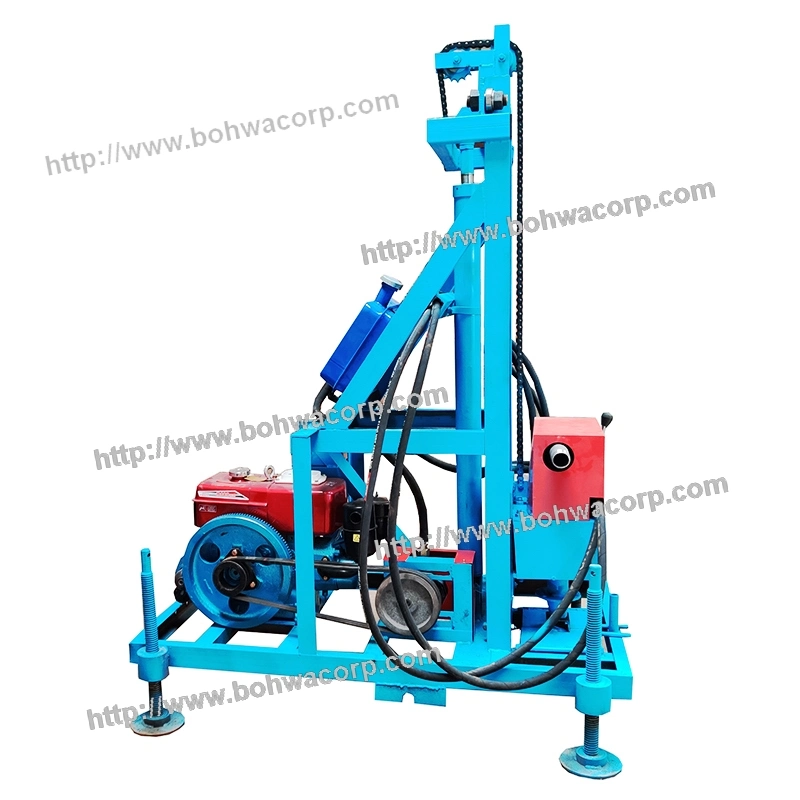 100m Two-Wheel Tracktion Hydraclic Water Well Drilling Rig