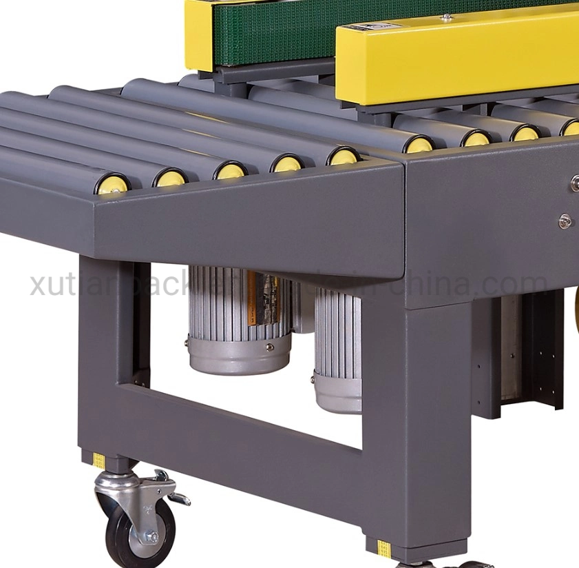 Sunpack Horizontal Carton Sealing Machine Side Belt Case Sealer with Conveyance Line