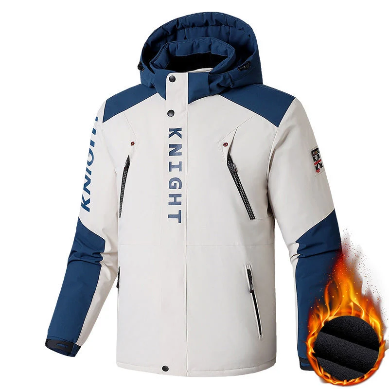 High quality/High cost performance  Winter Padded Down Jacket with Hood for Men Plus Size