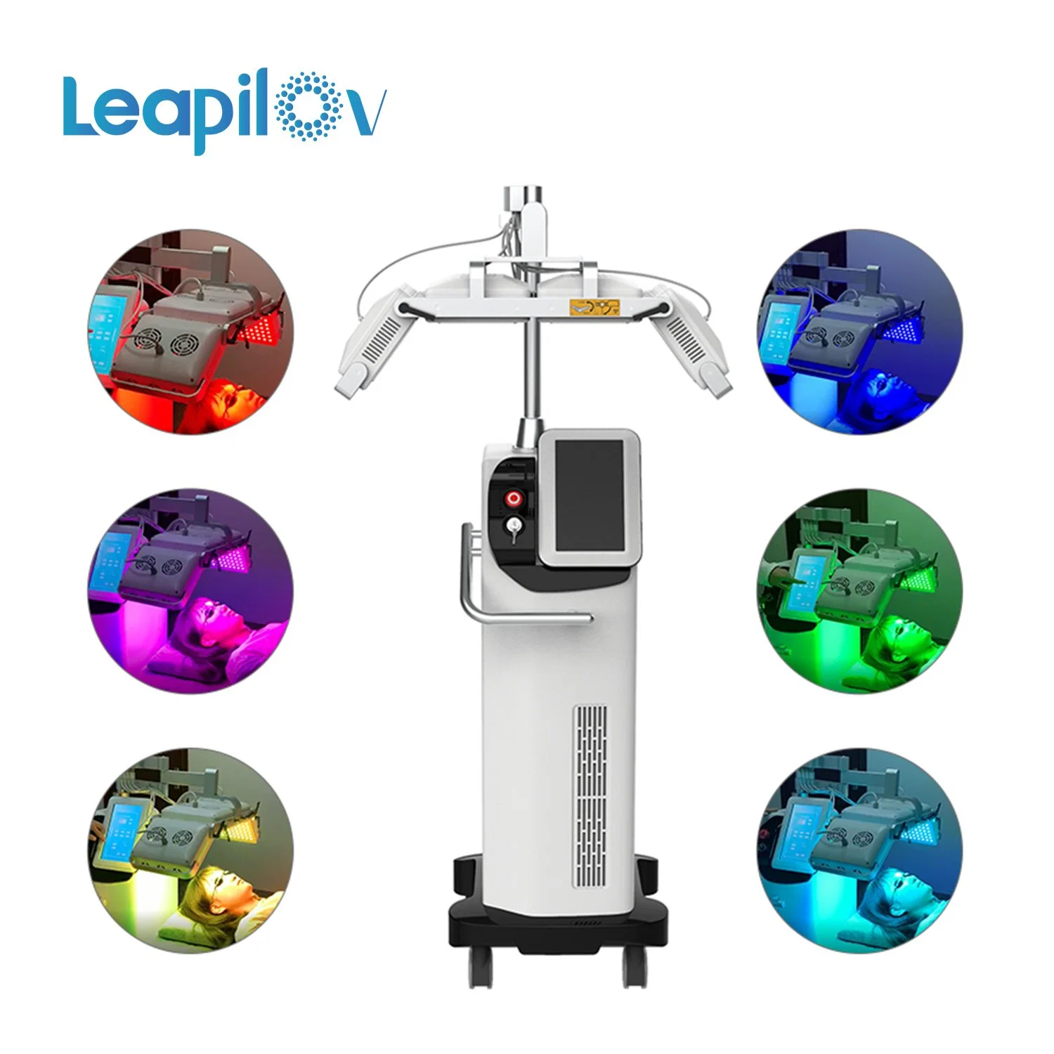 Medical Beauty Facial PDT Therapy LED Lamps Skin Whitening Machine Skin Rejuvenation Anti-Aging Phototherapy Skin Beauty