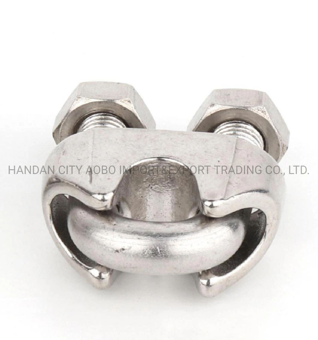 Stainless Steel DIN741 Wire Rope Clip for Cable Usage Factory