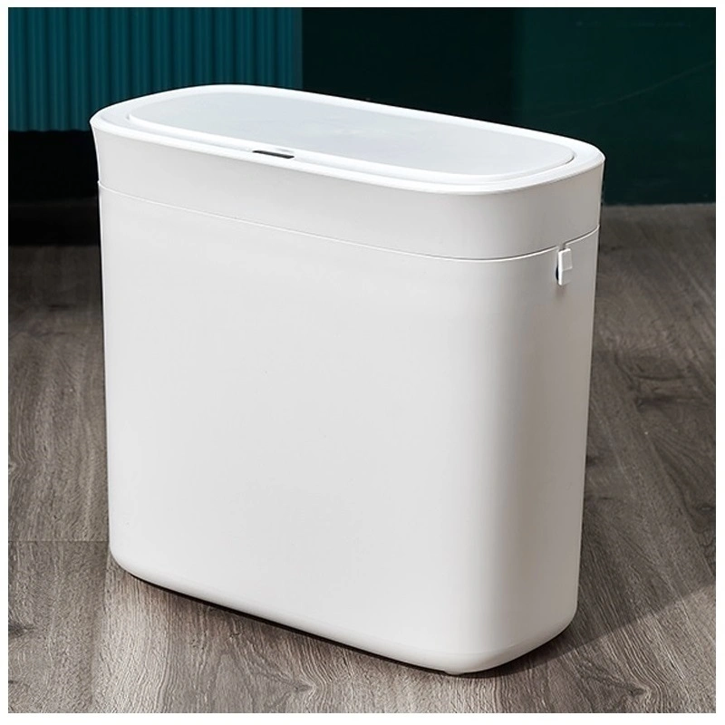 Automatic Bathroom Smart Sensor Trash Can with Lid