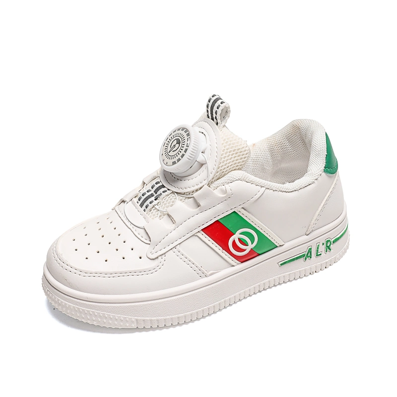 New Arrival White Sneakers Anti Slip Kids Board Casual Shoes