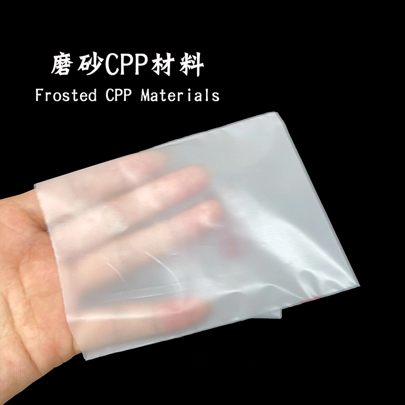 Translucent Frosted Flat Pocket Soft Material Plastic Packaging Bag