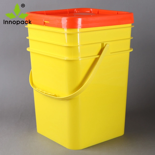 5 Gallon Plastic Pail Plastic Bucket with Handle
