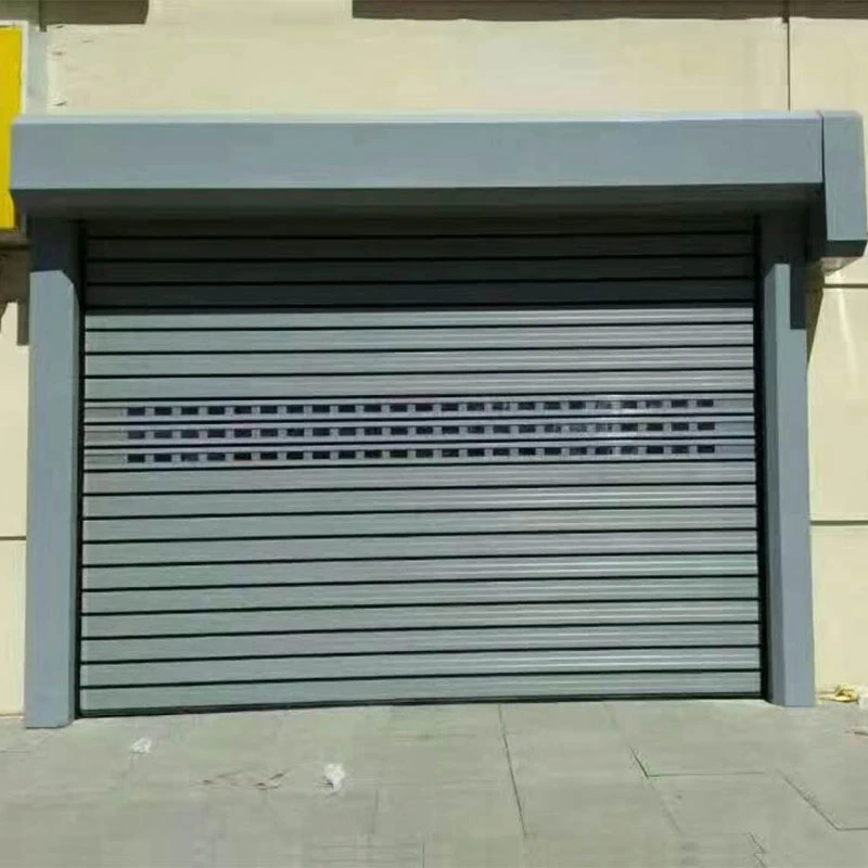 Customized Industrial Automatic Color Steel Roll up Garage Doors