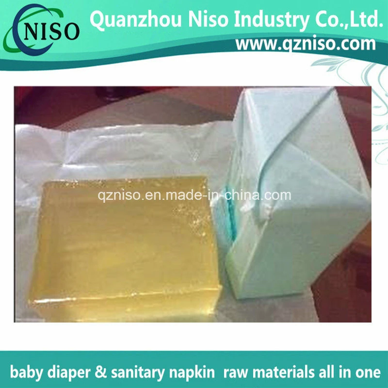 Light Yellow Hotmelt Adhesive Glue for Baby Diaper Raw Materials (LS-0347)