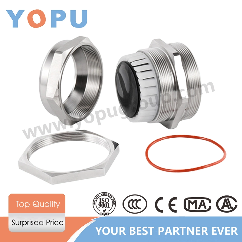 IP68 Waterproof Multiple Hole Pg7-Pg63 M8-M100 Thread Size Cable Gland Brass Metal Cable Glands