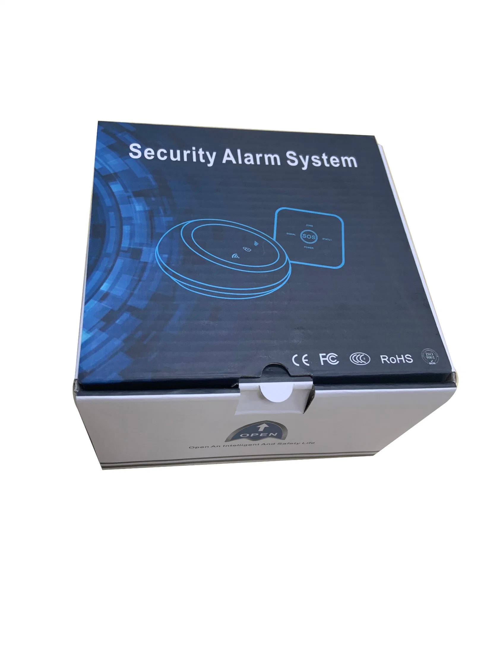 Wireless Burglar Alarm System WiFi Fire Smoke Detector Sensor Home Alarm System