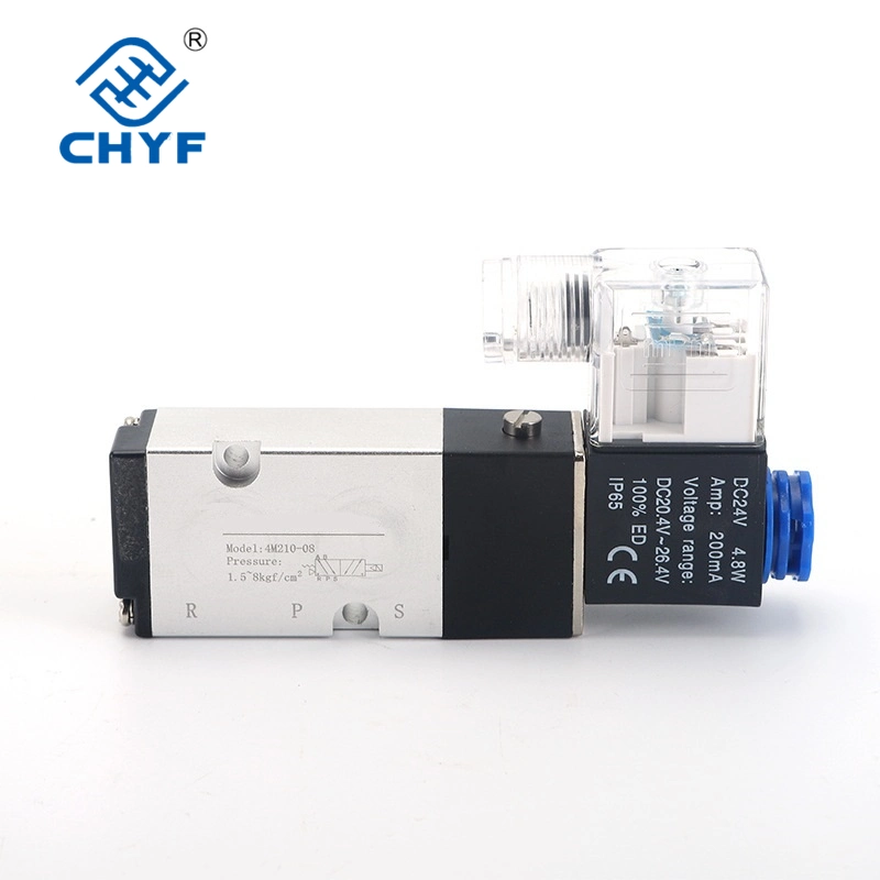 Airtac Type 4m Sereis Pneumatic Control Valve 5 Port 2 Position Solenoid Valve 4m310-10b 4m410-15 4m110-06 4m220-08