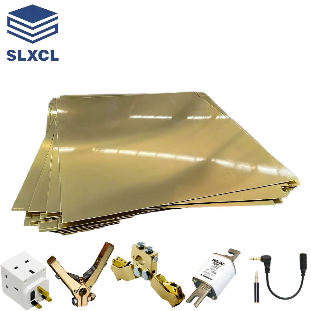 Bright Yellow Brass Copper Plates Sheets Decorative Plates High quality/High cost performance Brushed Polished Brass