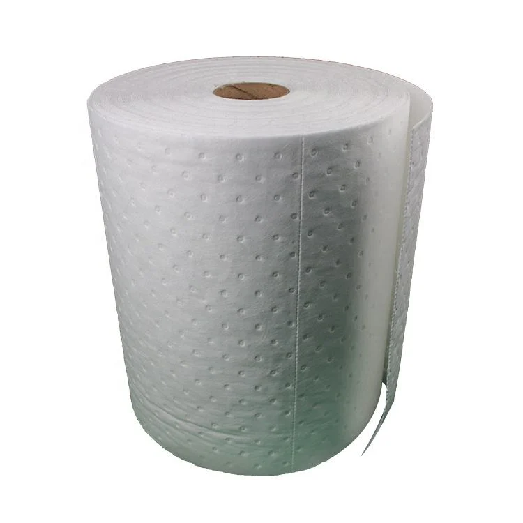 Industrial Safety Dimpled Oil Absorbent Roll for Fuel Spill Control