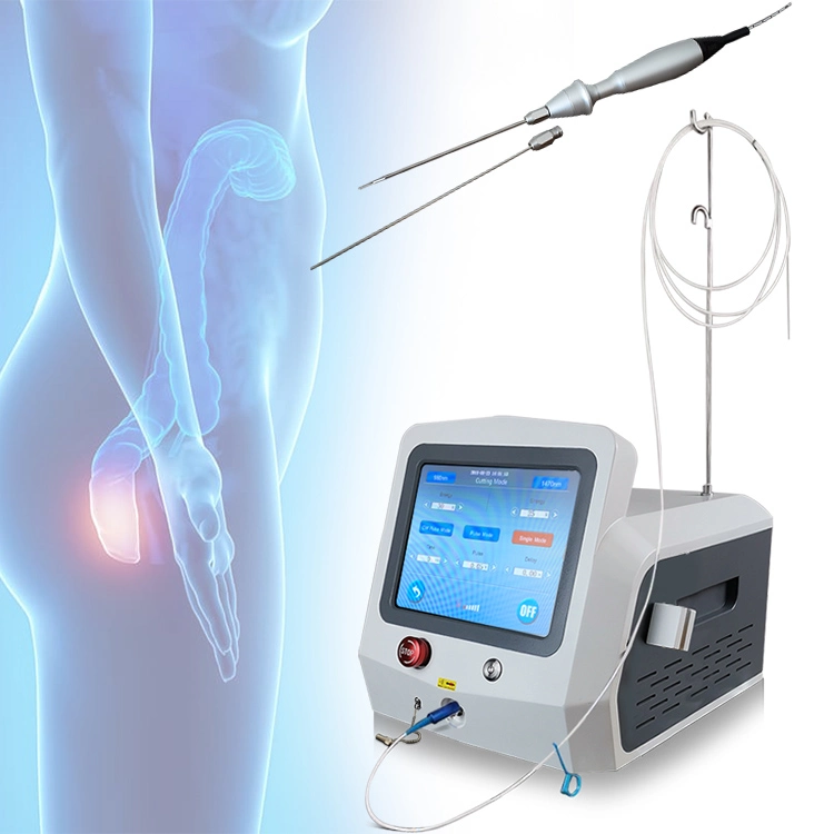 Class IV 47W Best Effective Proctology Surgical Laser Anal Fistula Hemorrhoid Fissure Surgery Medical Dual Waves 980nm 1470nm Diode Laser Equipment