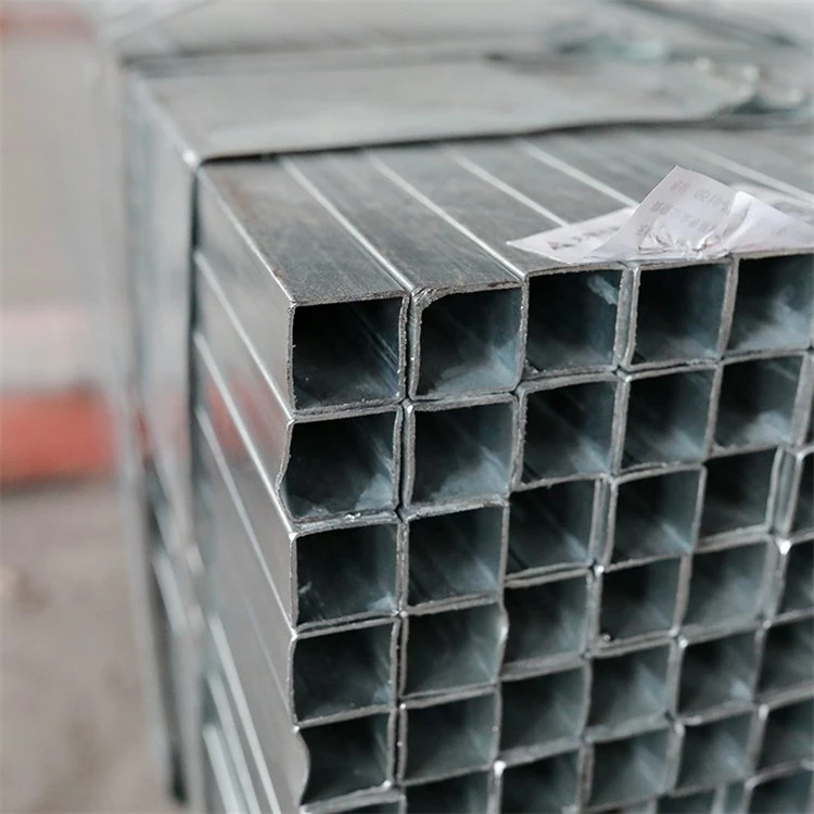 AISI ASTM A500 Galvanized Square Rectangular Steel Q195 Q235 Q355 Hollow Tube Pipe with Factory Price