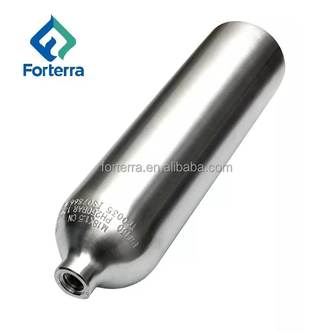 Portable DOT3al Un ISO7866 Medical Oxygen Tank High Pressure Empty Aluminum Gas Cylinder