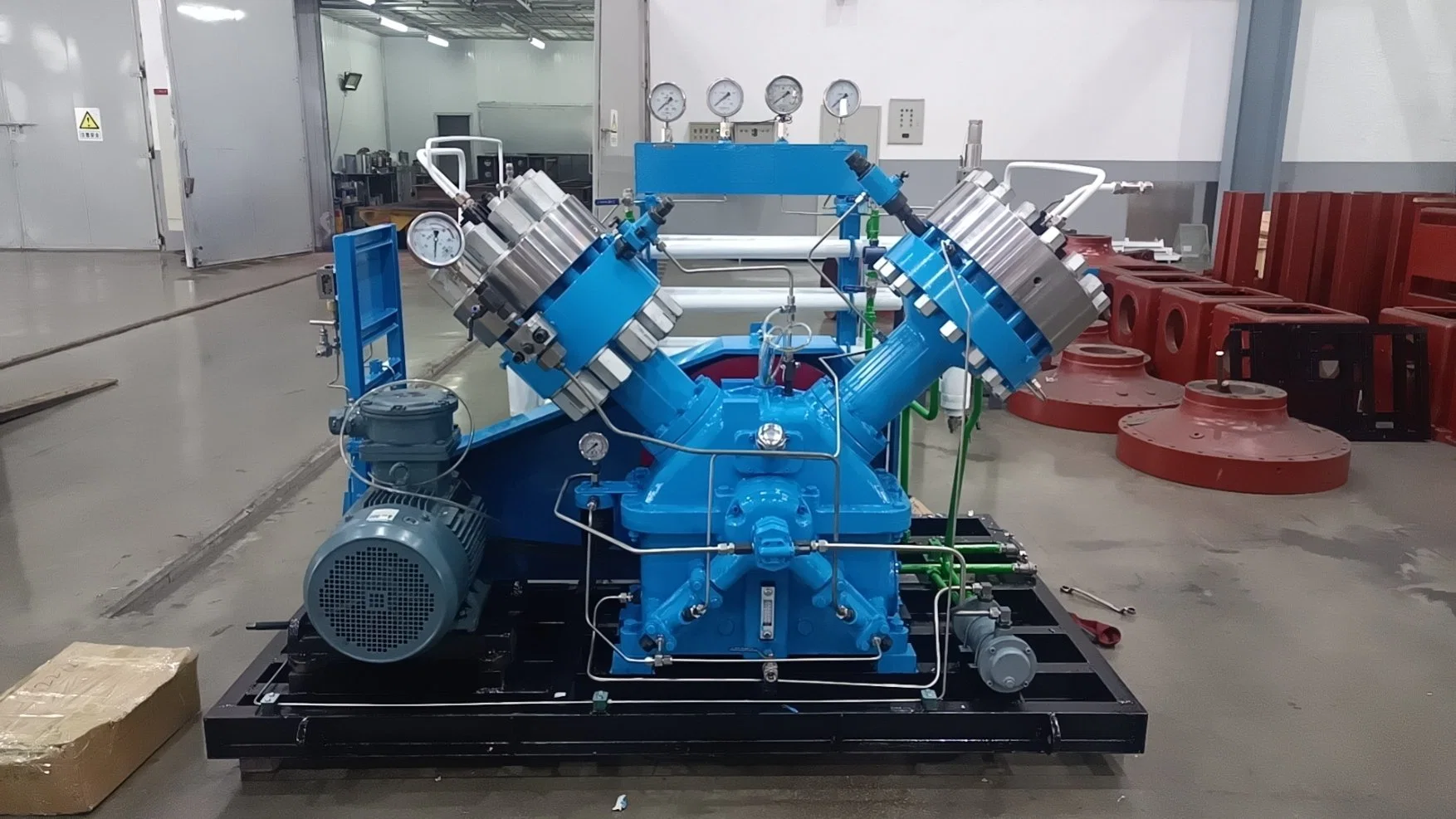 China Fabricante Compressor de diafragma de hidrogénio de alta pressão