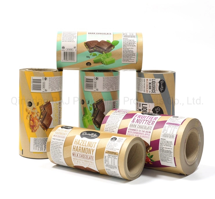 Food Grade Printing Plastic Packaging Laminated Silver Foil Roll Film