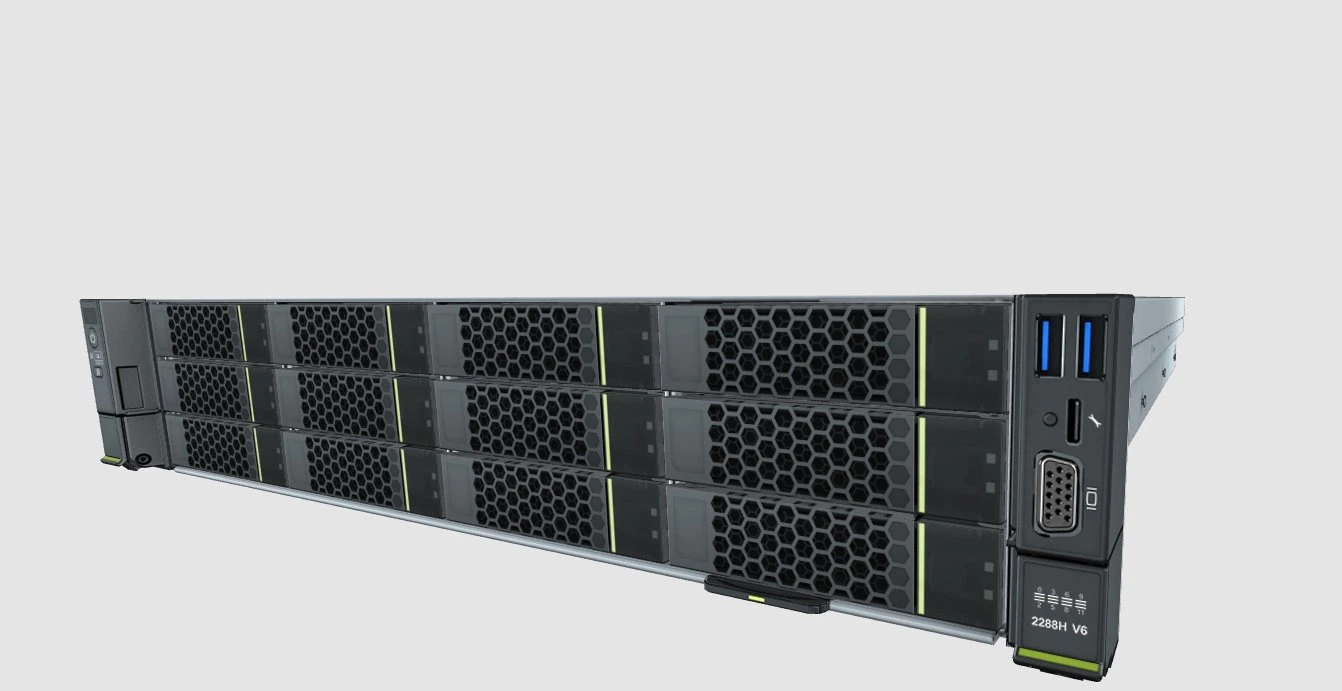 China Server Supplier FusionServer 2288h V6 2u rack de computação de 2 soquetes Servidor