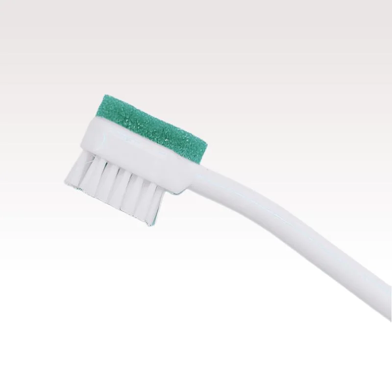 Brosse à dents ICU Medical éponge coton-tige d'aspiration Oral Care brosse à dents d'aspiration à usage unique système tête vert d'hygiène buccale