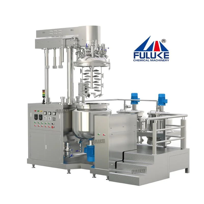 F01 Vakuum-Kosmetikcreme/ Petroleum-Gelee/ Körperlotion/ Gesicht Creme / Margarine Herstellung Maschine Hydraulisches Heben Emulgierenden Mixer Homogenisator Mischmaschine