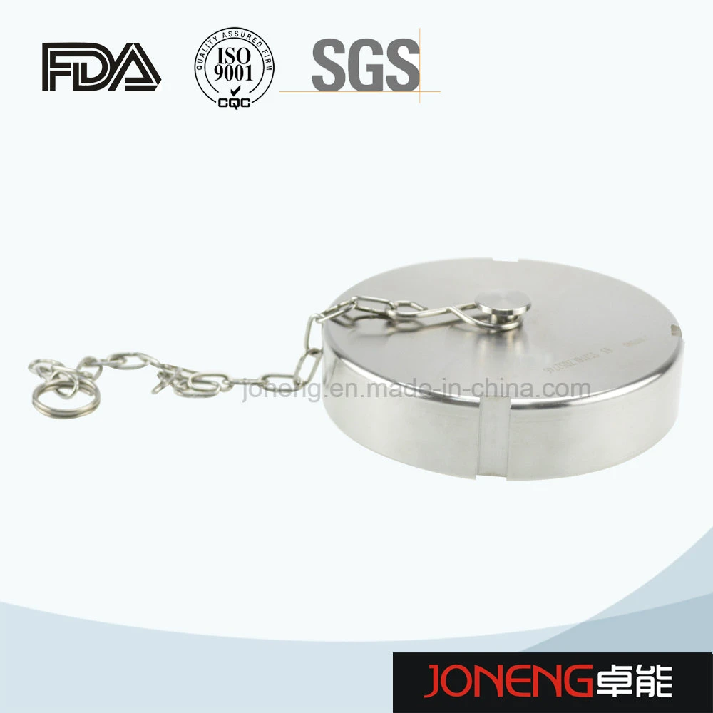 Stainless Steel 6 Slots Sanitary Blank Nut with Chain (JN-UN1007)