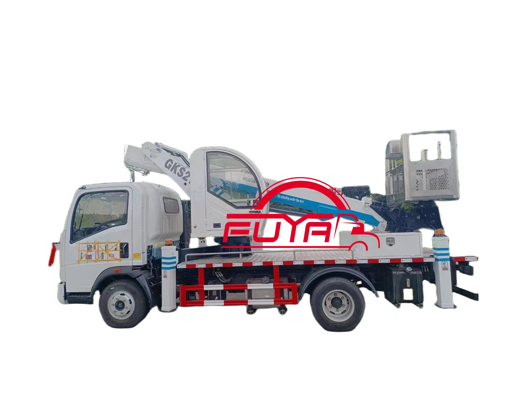 Factory Price HOWO 18m 22m 24m Hydraulic Boom Lift Working Aerial Platform Truck