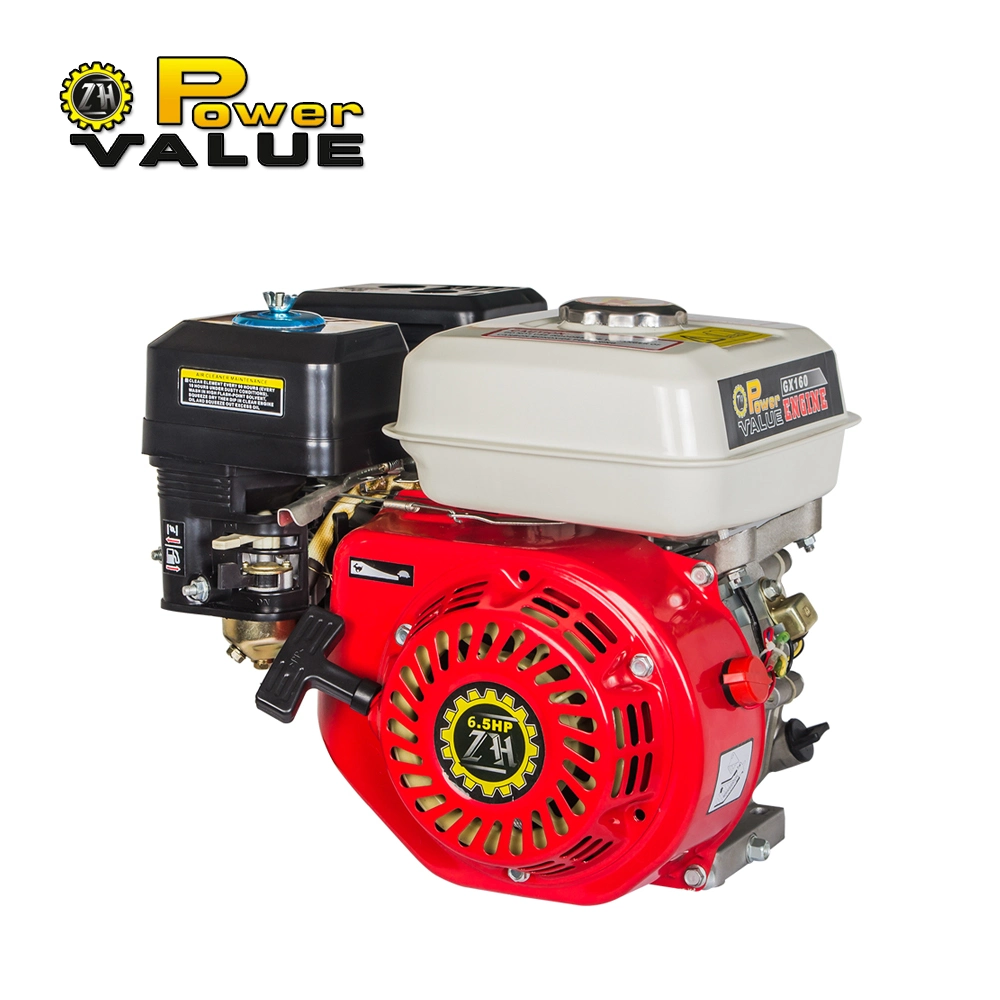 Motor de gasolina de alta calidad de 4 tiempos y 200 cc enfriado por aire, de fase única y OHV, con un valor de potencia alto. Motor de gasolina de 6.5HP en miniatura en venta.