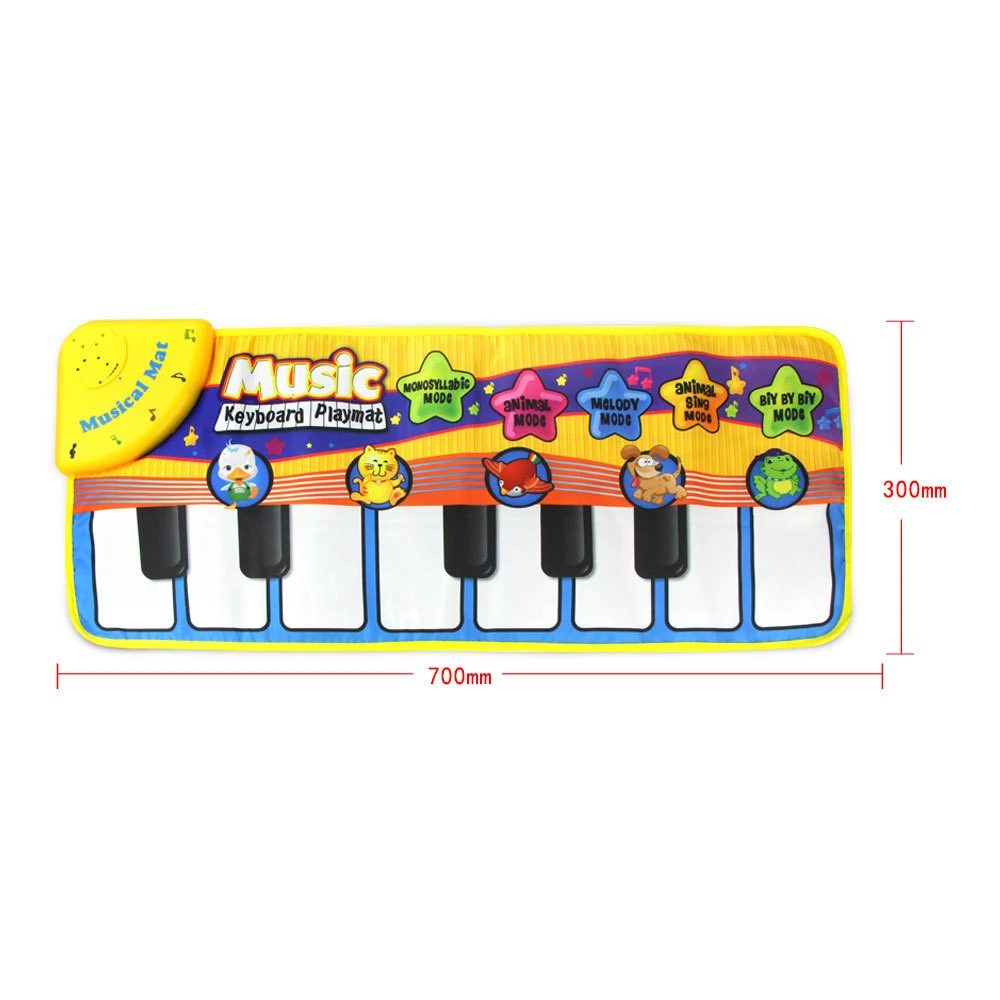 Floor Piano Mat for Kids & Toddlers, Giant Piano Mat, 24 Keys, 10 Built in Songs