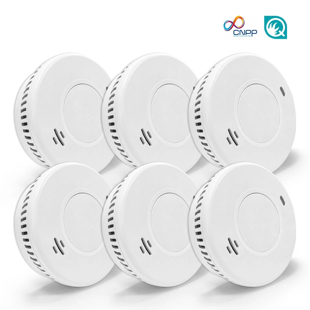 10 Years Battery Powered RF 868 Fire Alarm Smoke Detector