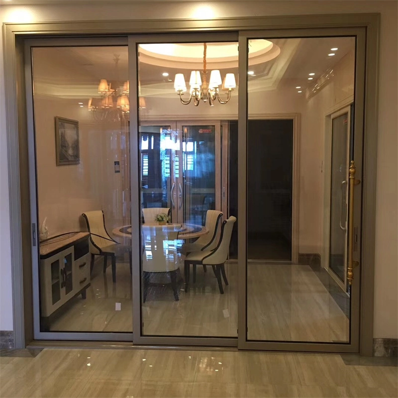 Customizable Sound Proof Aluminium French/Casement/Hinged Door Factory, 24mm Double Glass Assembled Villa Aluminum Door