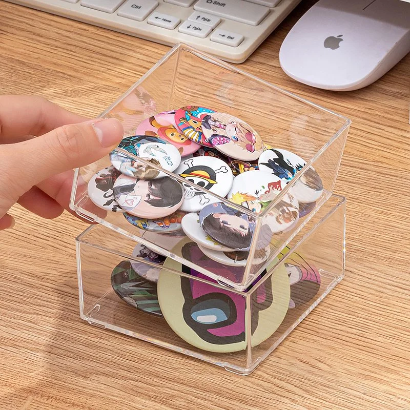 Badges Storage Rack Thick Material Container Household Storage Rack Badges Display Container Plastic Storage Container