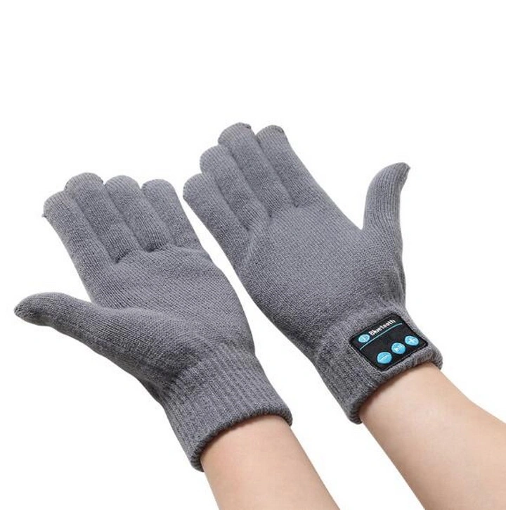 Customized New Style Knitted Bluetooth Gloves