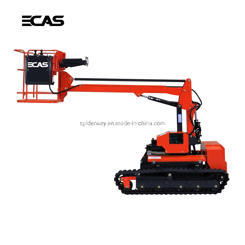 Crawler Type Rough Terrain Cherry Picker Powered All Electric AC /DC Battery Articulated Boom Lift