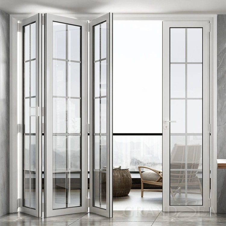 2022 Hot Sale Aluminium Glass Bifold Door / Folding Door / Glass Doors Made in Foshan Factory