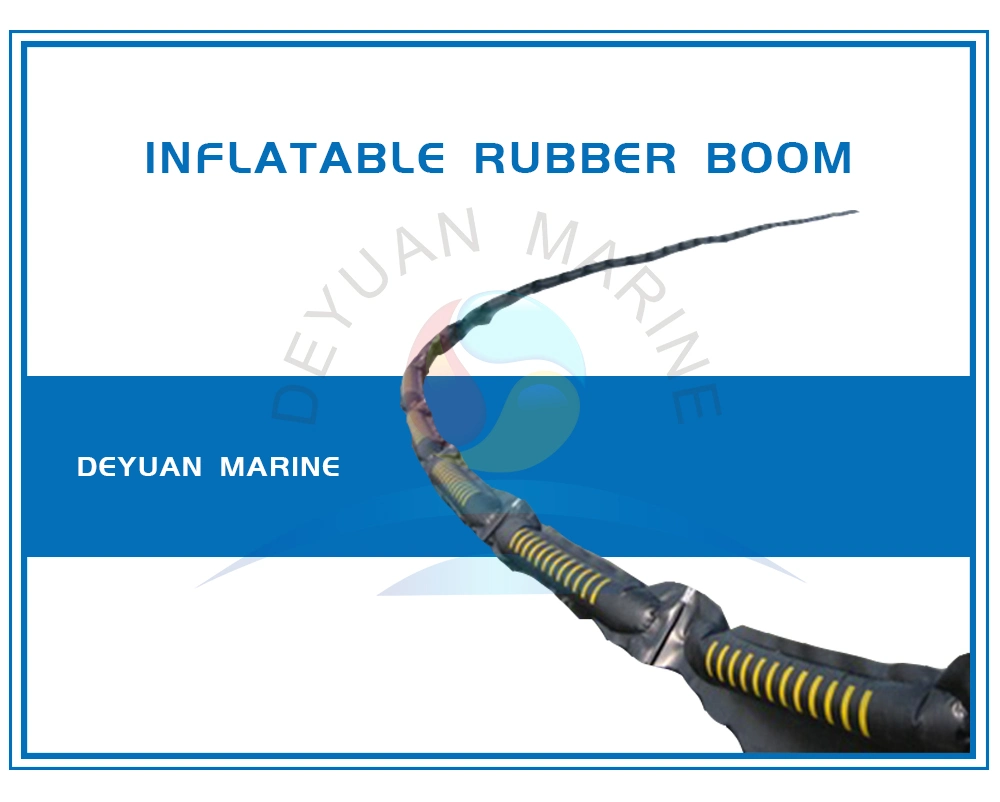 Rubber Inflatable Oil Booms with Power Station