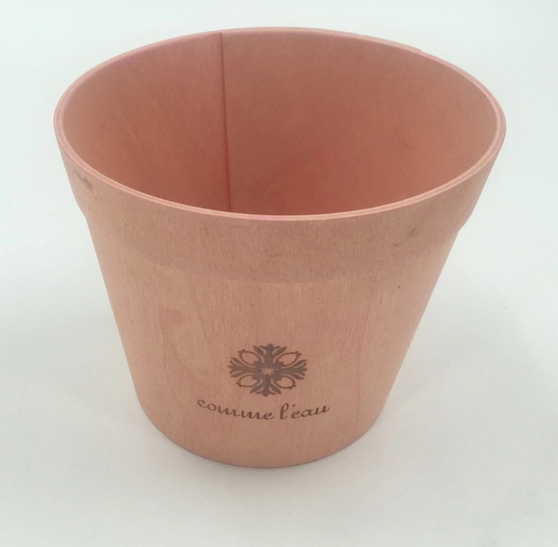 Home Office Desktop Decoration Century Flower Pot Square Wood Stand for Wooden Pots for Plants