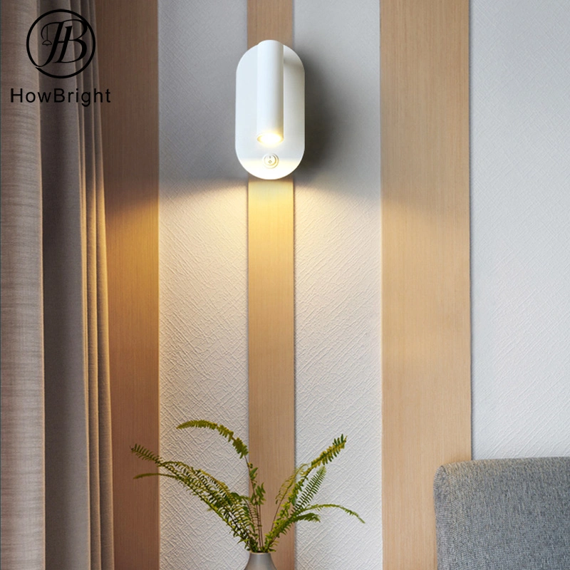 Modern Interior Wall Lamp IP20 3W Gold Aluminum Hotel Home Decorative LED Wall Lighting Lamp