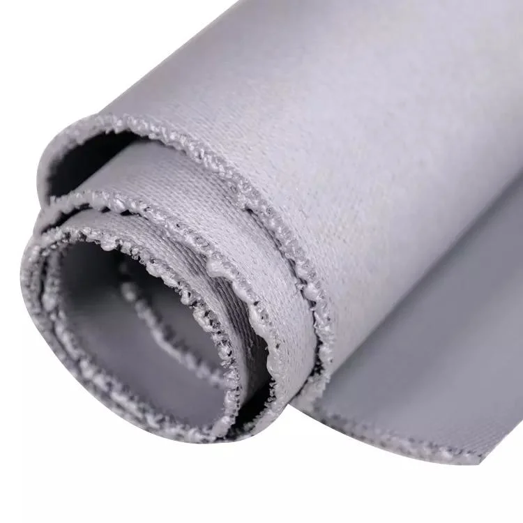 Fireproof Foam Silicone Cloth Rubber Coated Fabric