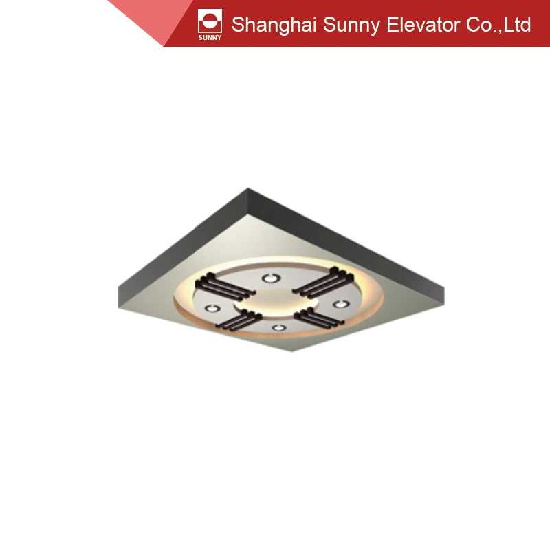 Etched Design Decorative Stainless Steel Elevator Ceiling Light Panel