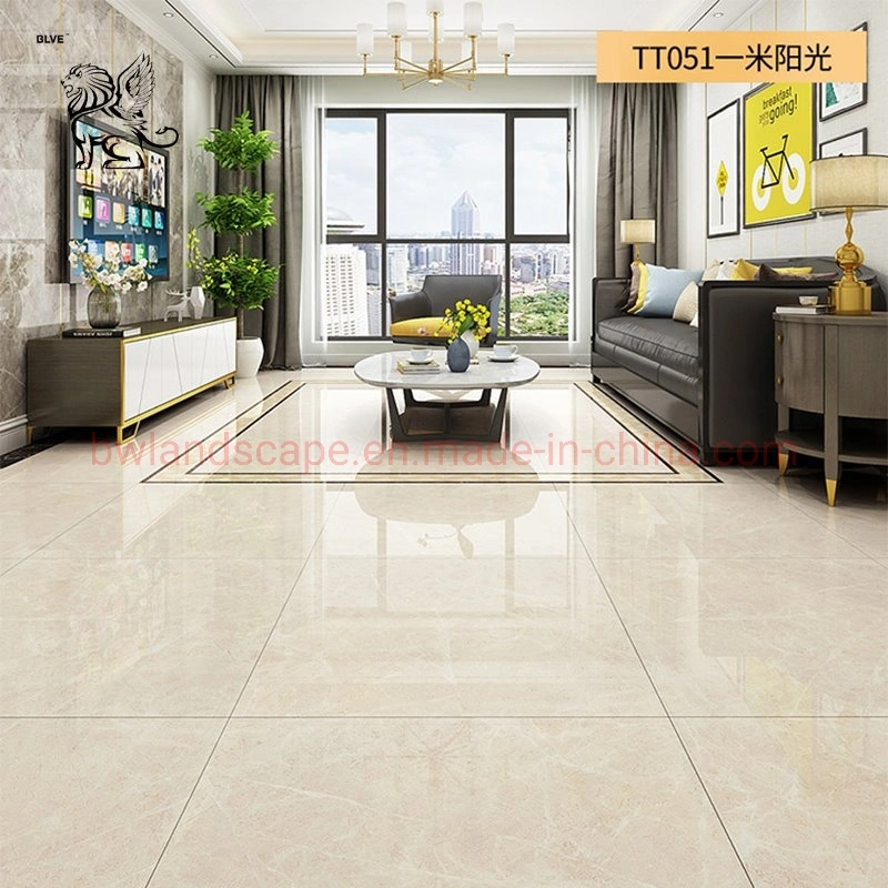 Blve Air Purification European Home Decor Beige Marble Slabs Natural Stone Floor Tile for Wholesale/Supplier Tt089