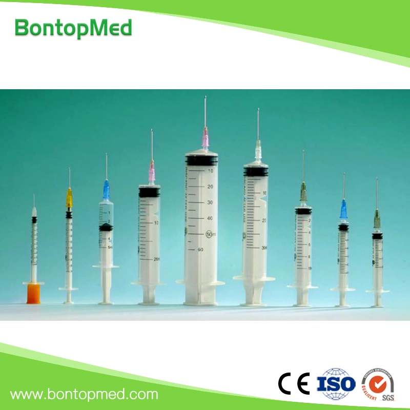 Medical Disposable Sterile Injection Syringe with Needle