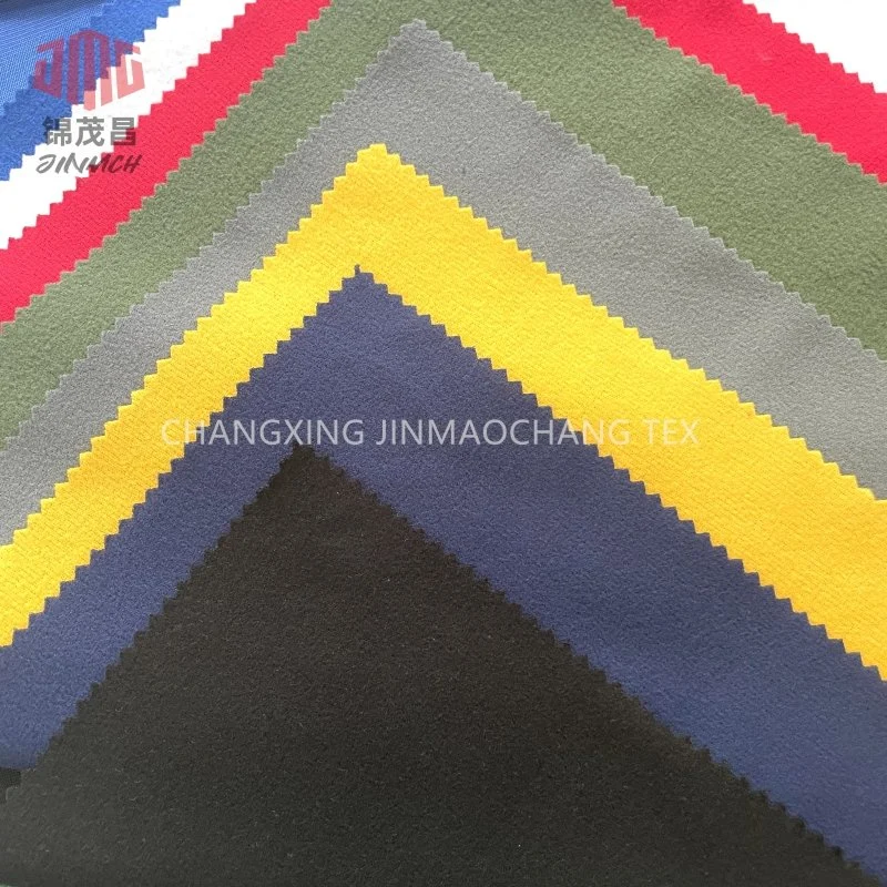 Factory Polyester Fabric Super Poly Tricot Brushed Velvet for Sportwear Hoodies Uniform Tracksuit Sportoc Lotto