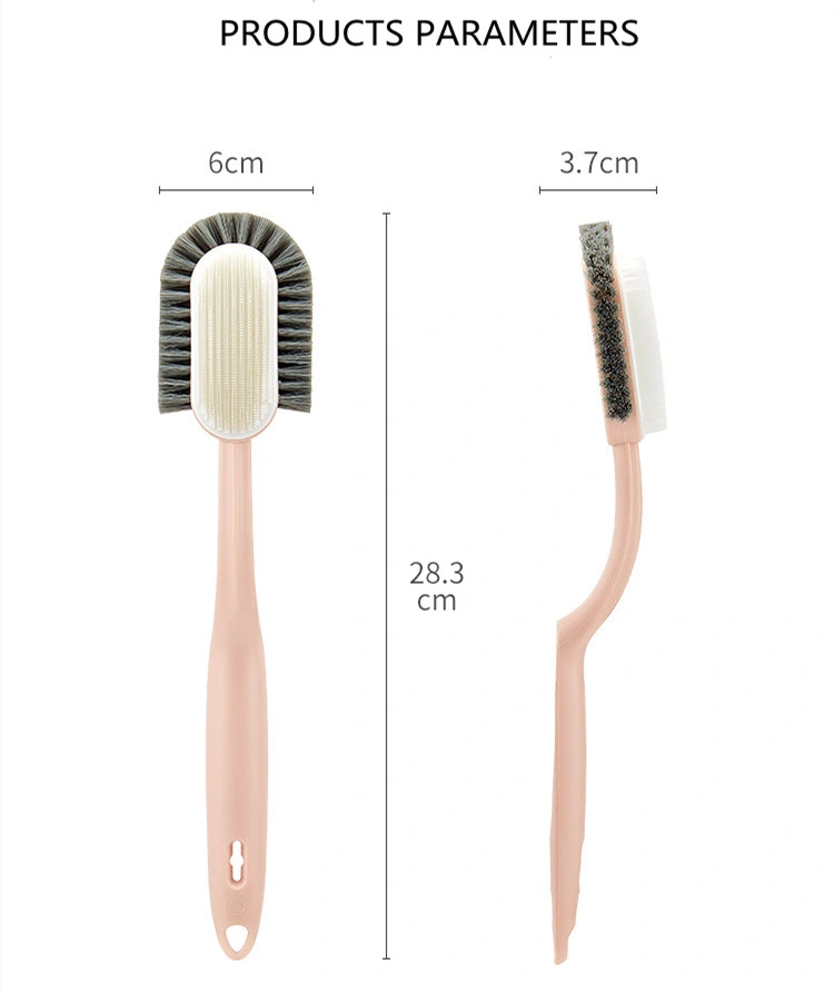 Multi-Function Plastic Long Handle Shoe Cleaning Brush