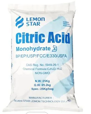 Ou Kosher Monohydrate Citric Acid Food Grade