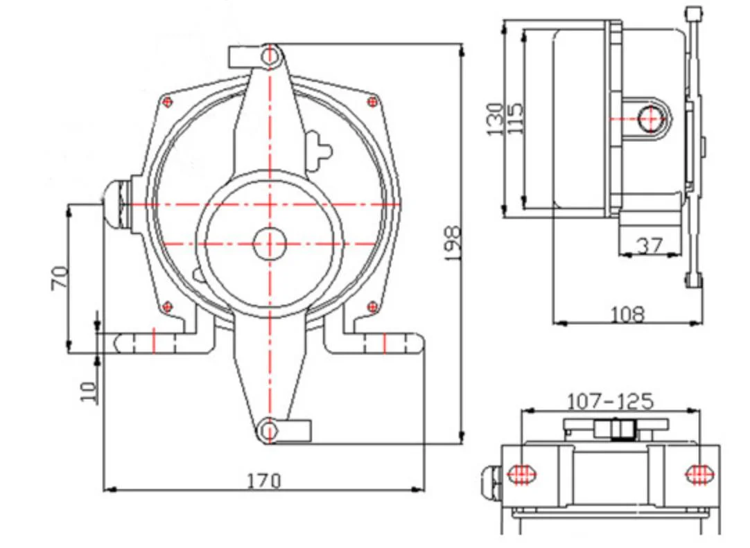 Two-Way Manual Automatic Integration Conveyor Protection Rope Pull Cord Switches