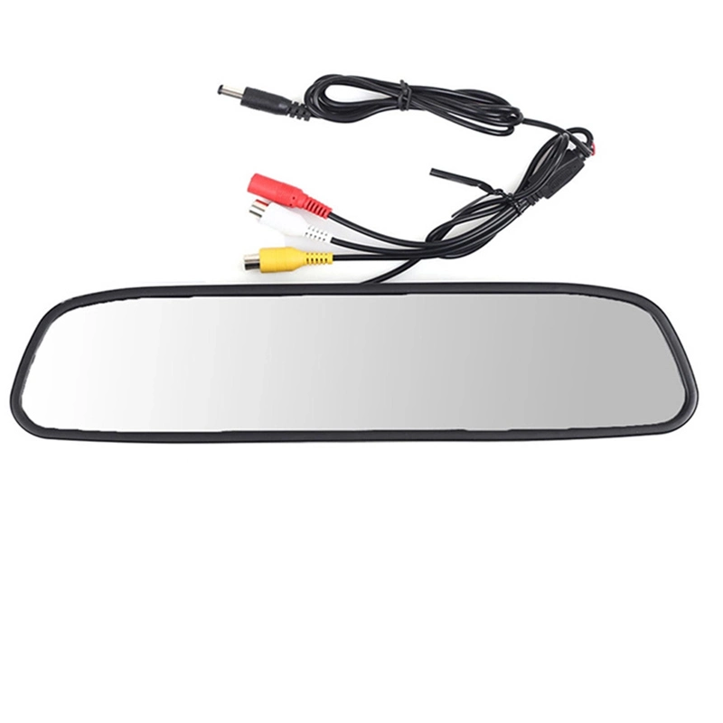 4.3 pulgadas LCD Clip-coches Retrovisor Monitor para el estacionamiento de autos