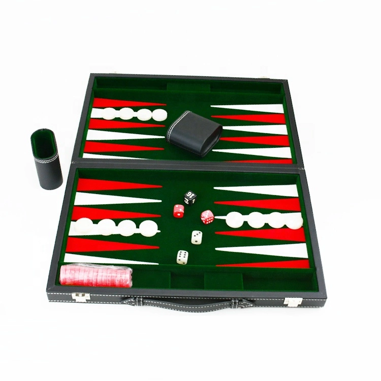 Kundenspezifische handgemachte hölzerne Backgammon-Spiel-Großhandel/Lieferantsmattvorstände