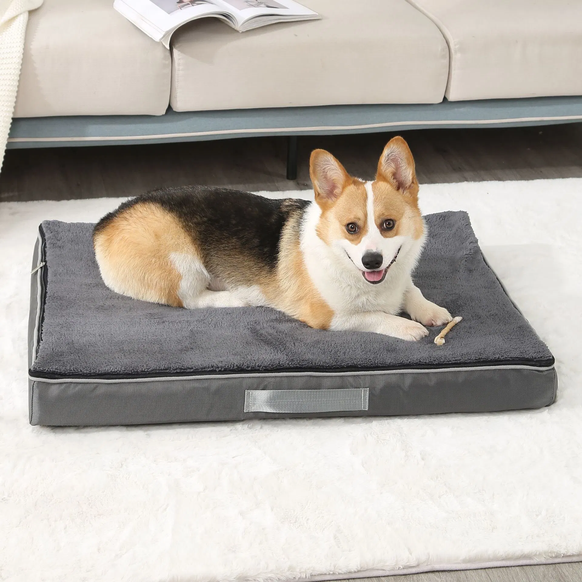 Pet Supply waterproof Washable Oxford Fabric All Seasons Dog Bed